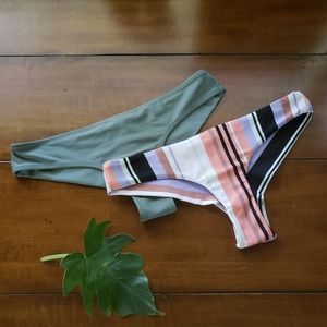 🌺VOLCOM Bikini Bottoms X 2 ~ Size Small🌺